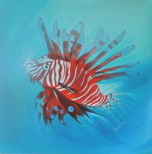 lion fish by Lyn Olsen